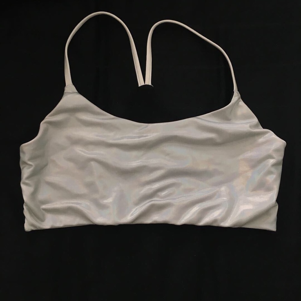 Reflective bralette top